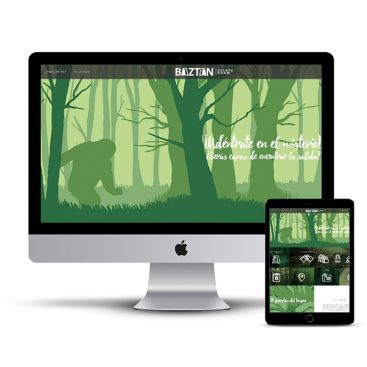 Diseño Página web Escape Room Baztan