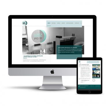 Diseño Página web Clinica Dental Pio XII