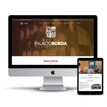 Diseño Página web hotel Palacio Borda Navarra