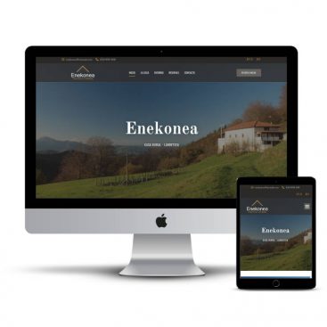 Diseño web de la casa rural Enekonea