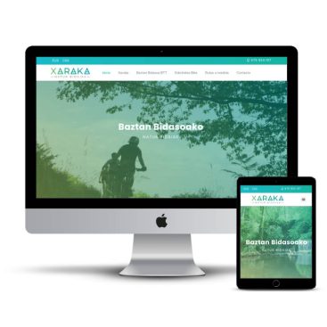 Diseño web Pamplona Xaraka rutas guiadas